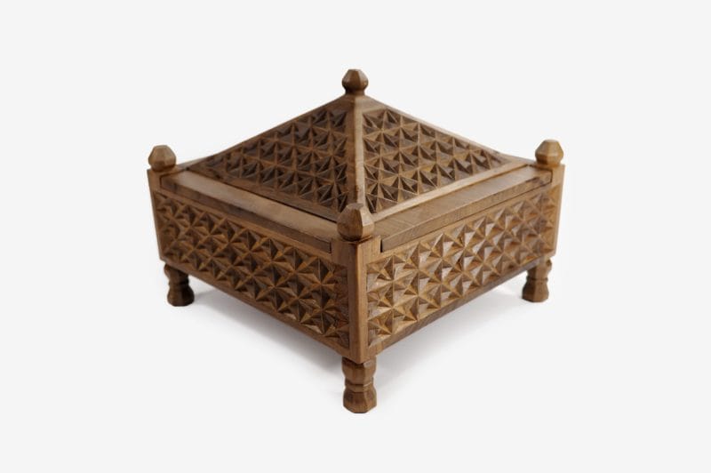 Walnut Wood Nuristani Box - Image 4