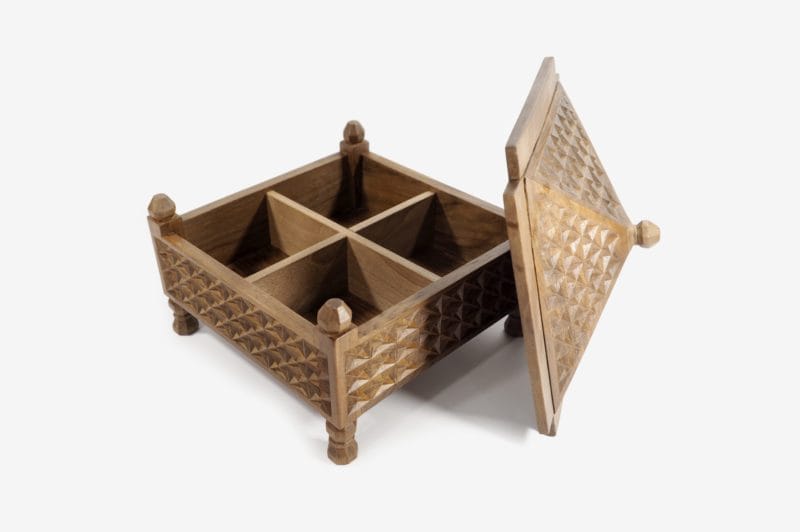 Walnut Wood Nuristani Box - Image 2