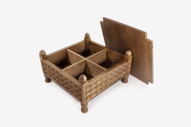 Walnut Wood Nuristani Box - Image 5