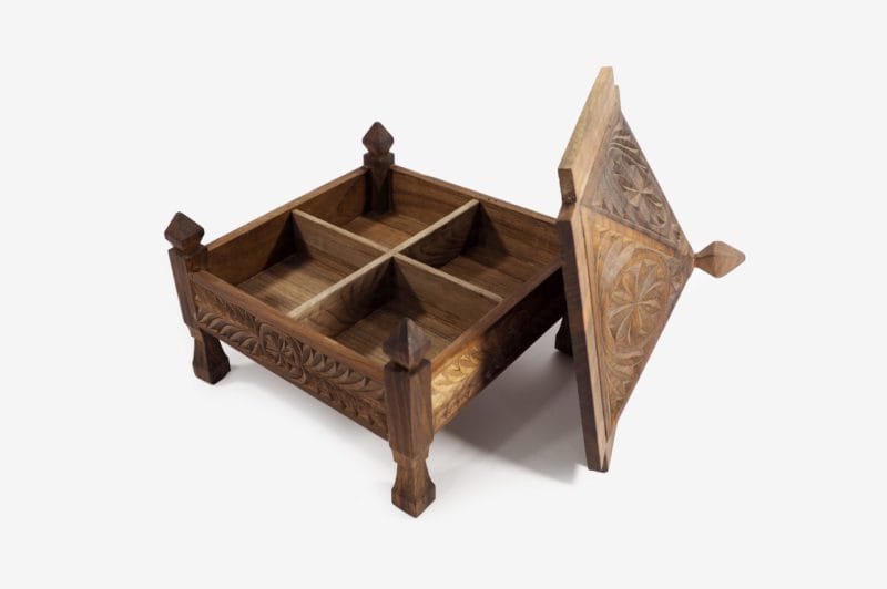 Walnut Wood Nuristani Box - Image 2