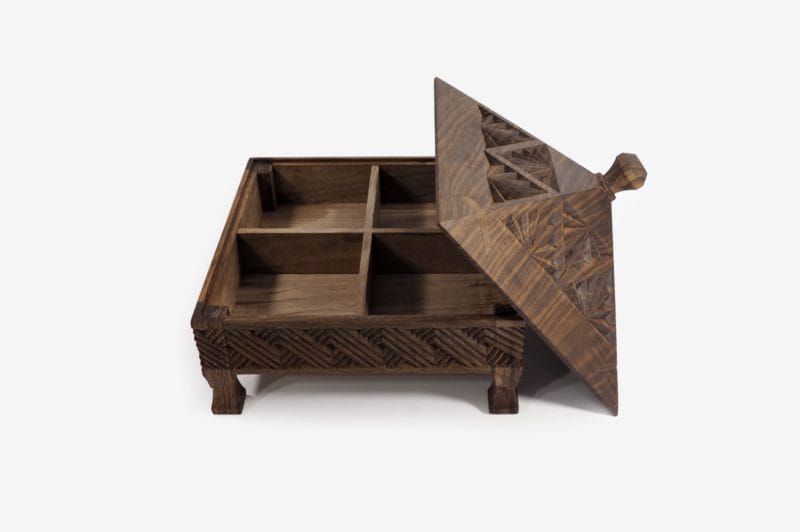 Walnut Wood Nuristani Box - Image 3