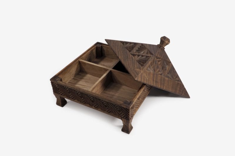 Walnut Wood Nuristani Box - Image 2
