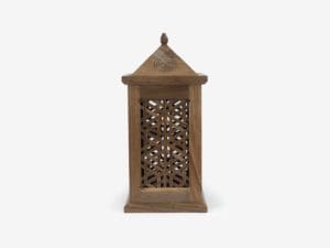 Small Walnut Wood Lamp