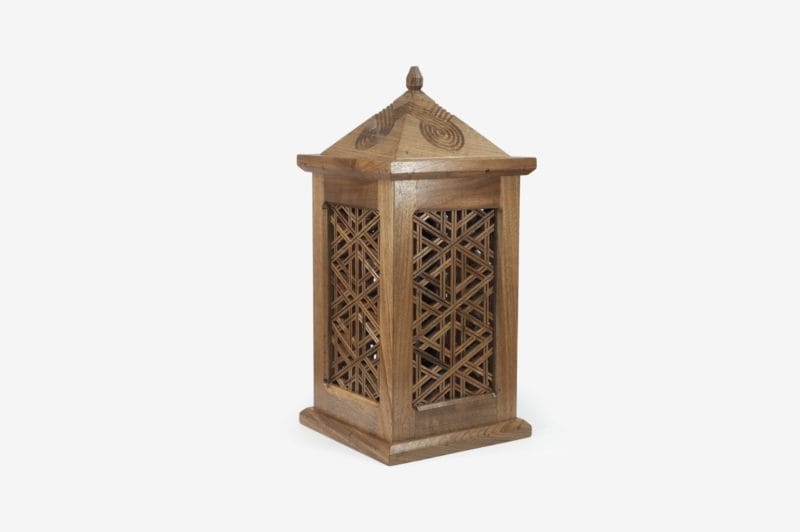 Small Walnut Wood Lamp - Image 3