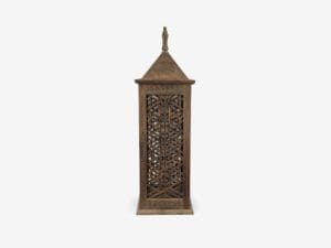 Medium Sized Walnut Wood Lamp