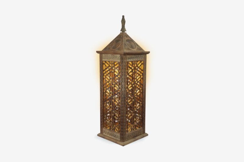 Medium Sized Walnut Wood Lamp - Image 4
