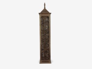 Large Walnut Wood Lamp