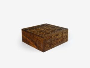 Walnut Wood Six Sections Tea Box