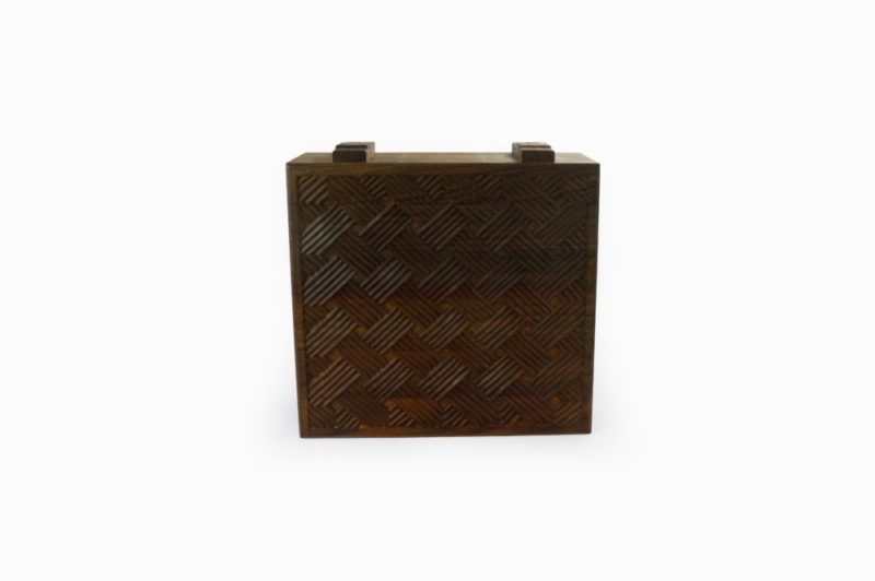 Walnut Wood Six Sections Tea Box - Image 6