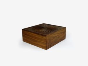 Walnut Wood Six Sections Tea Box