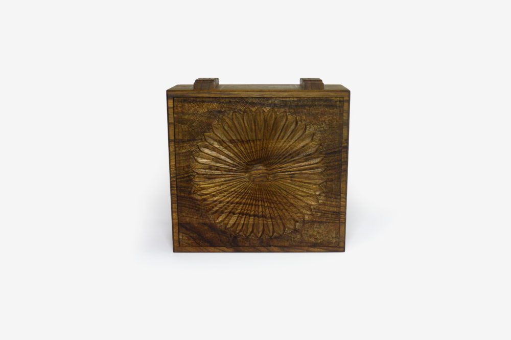 Walnut Wood Six Sections Tea Box - Image 6