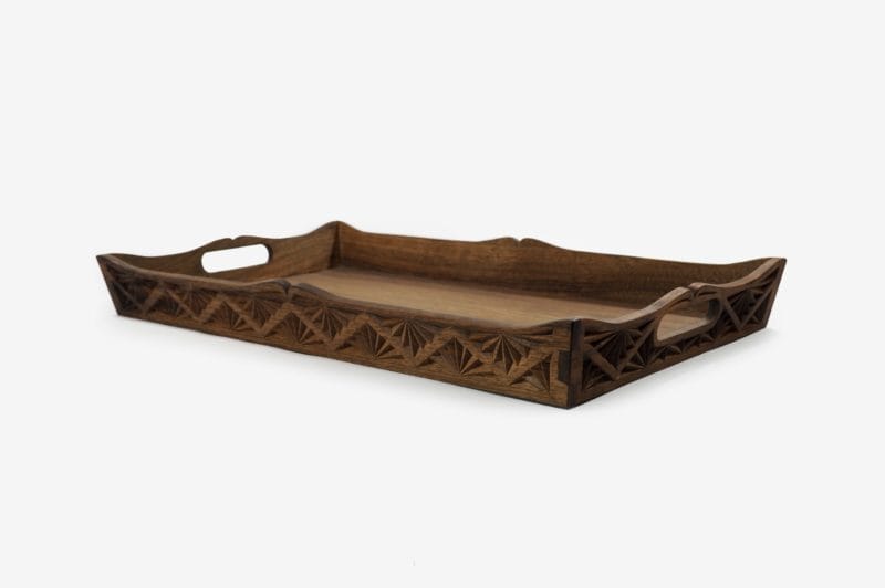 Large Walnut Wood Tray