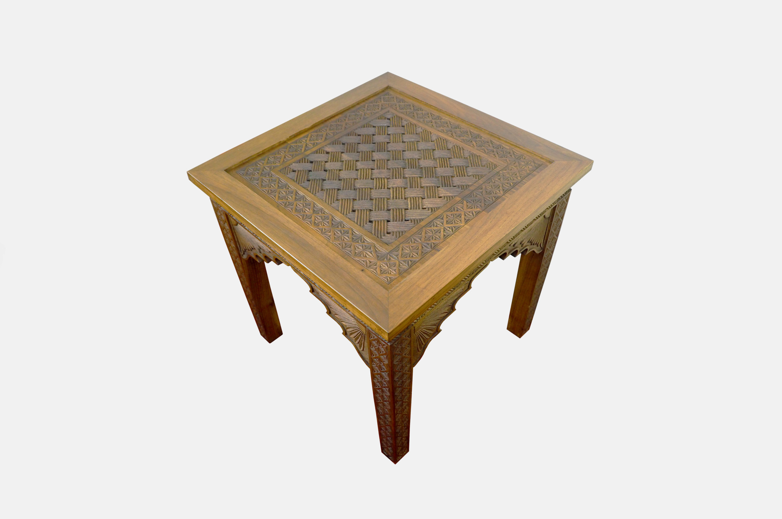 Walnut Wood Table without Drawer