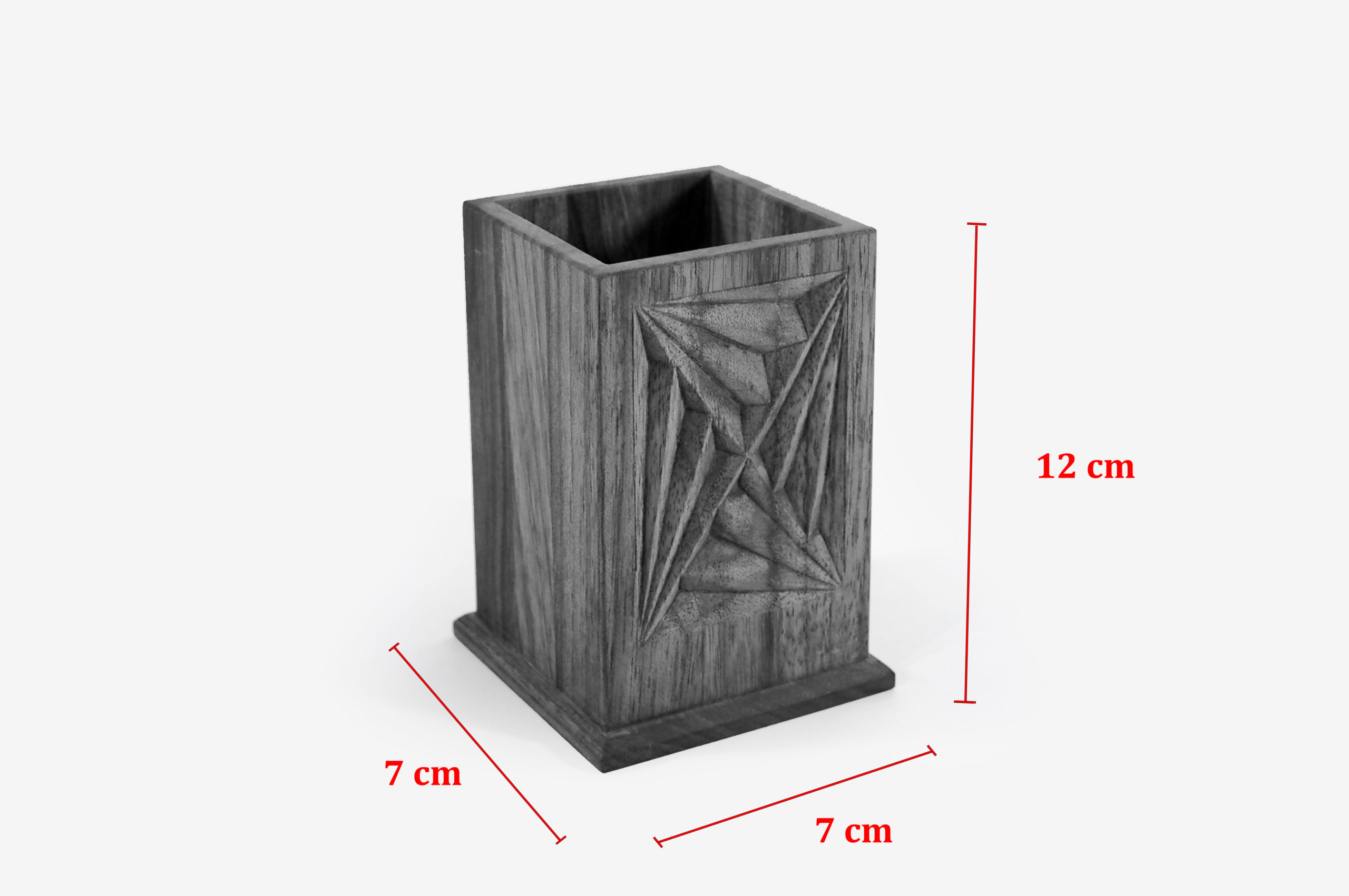 Walnut Wood Pencil Holder - Image 5