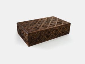 Walnut Wood 10 Sections Tea Box