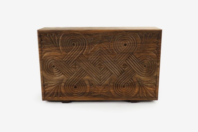 Walnut Wood 10 Sections Tea Box - Image 6