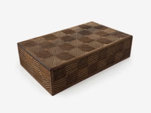 Walnut Wood 10 Sections Tea Box