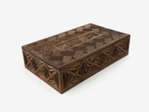 Walnut Wood 10 Sections Tea Box