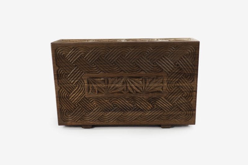 Walnut Wood 10 Sections Tea Box - Image 6
