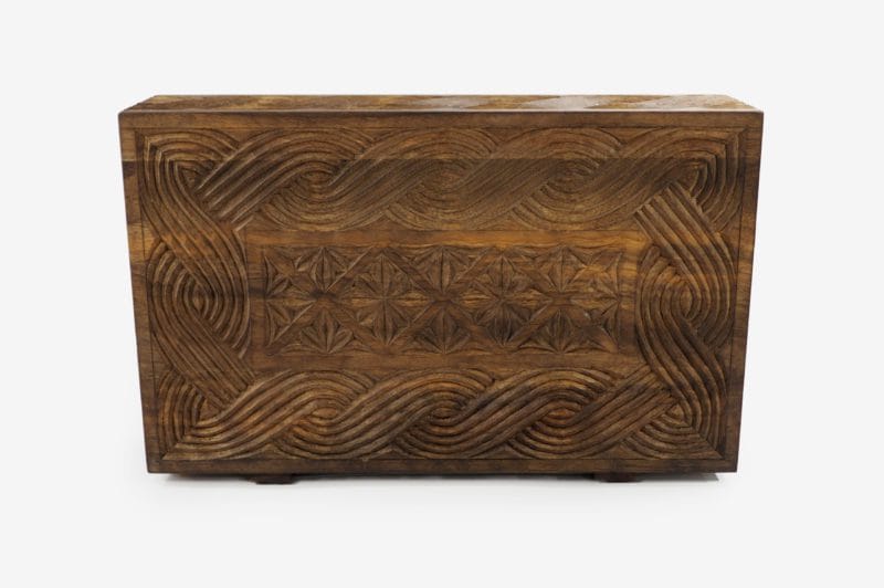 Walnut Wood 10 Sections Tea Box - Image 6