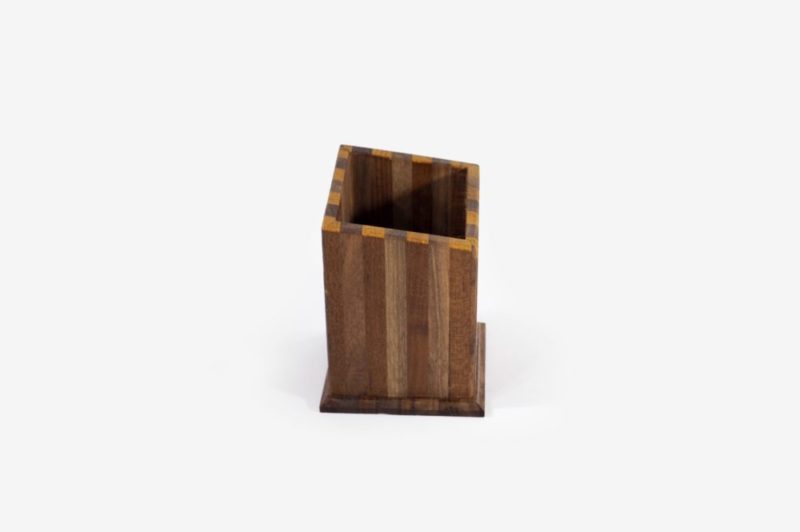 Walnut Wood Pencil Holder - Image 2