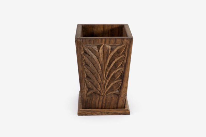 Walnut Wood Pencil Holder
