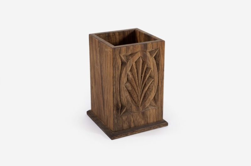Walnut Wood Pencil Holder - Image 3