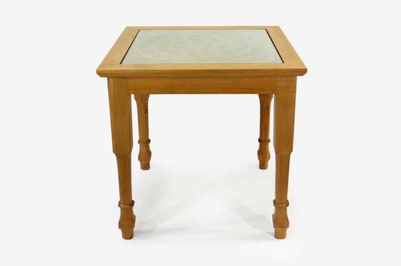 Cypress Wood Carved Table - Image 2