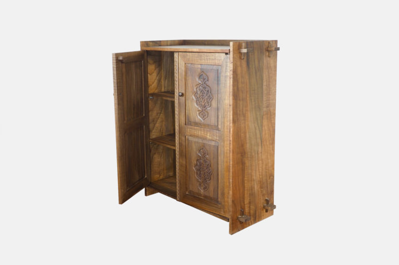 Walnut Wood Small Cabinet - Image 2