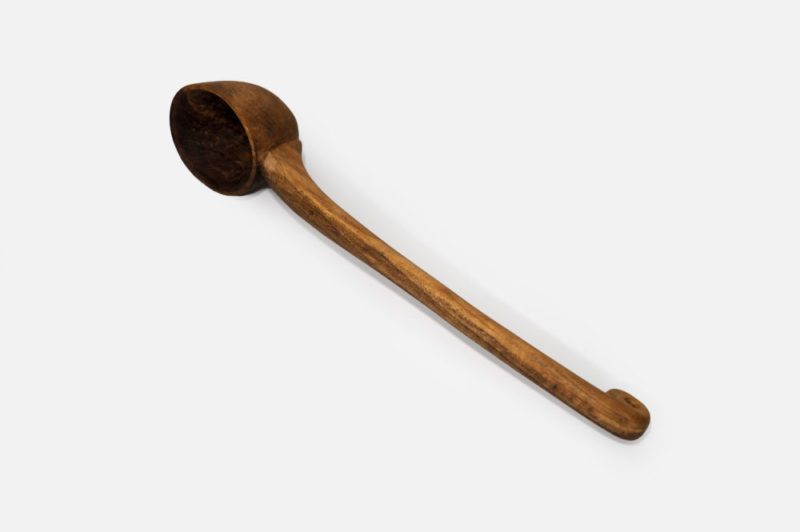 Large Walnut Wood Pot Spoon,