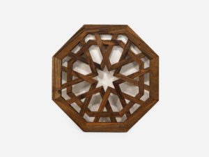 Walnut Wood Octagonal Lattice