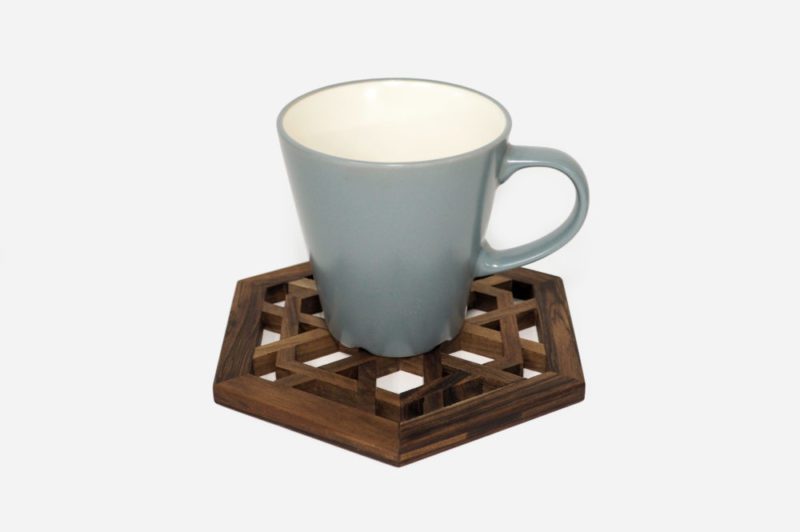 Walnut Wood Hexagonal Lattice - Image 4