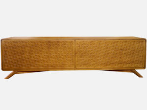 Cypress Wood Storage Cabinet