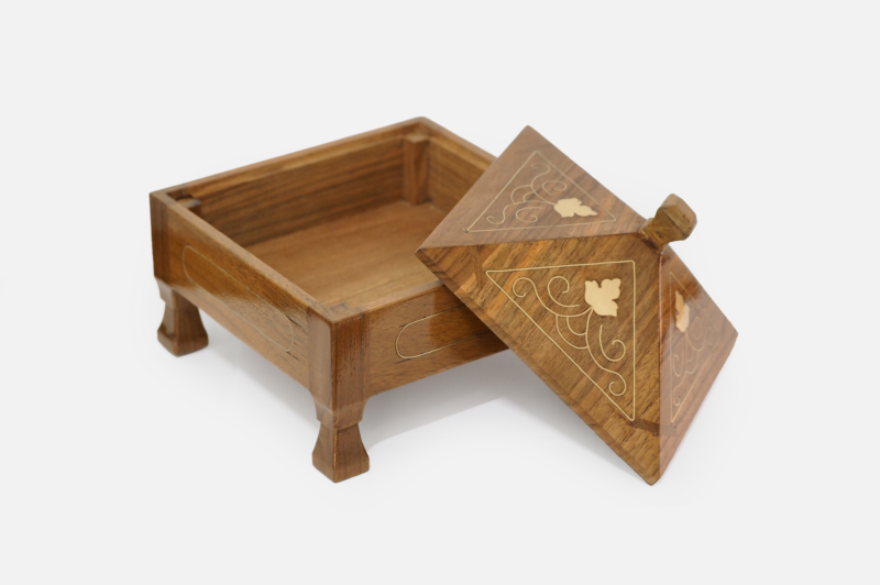 Walnut Wood Nuristani Box - Image 4