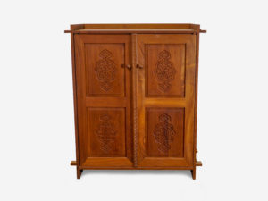 Small Mulberry Wood Storage Cabinet