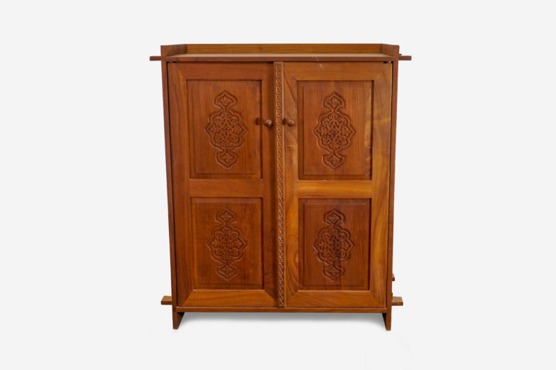 Small Mulberry Wood Storage Cabinet