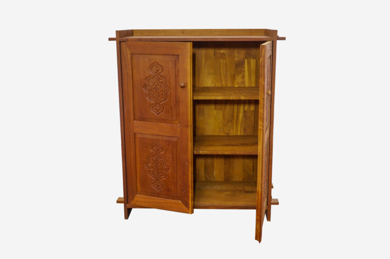 Small Mulberry Wood Storage Cabinet - Image 4