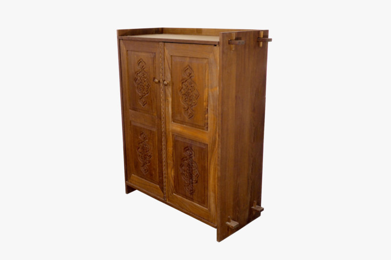 Small Mulberry Wood Storage Cabinet - Image 5
