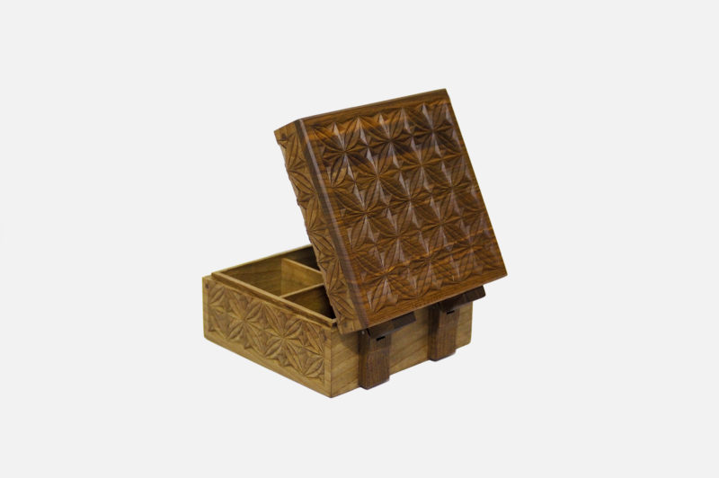 Vintage Afghan Carved Box - Image 4