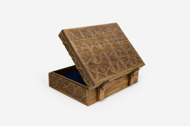 Walnut Wood Multi-Storage Box - Image 4