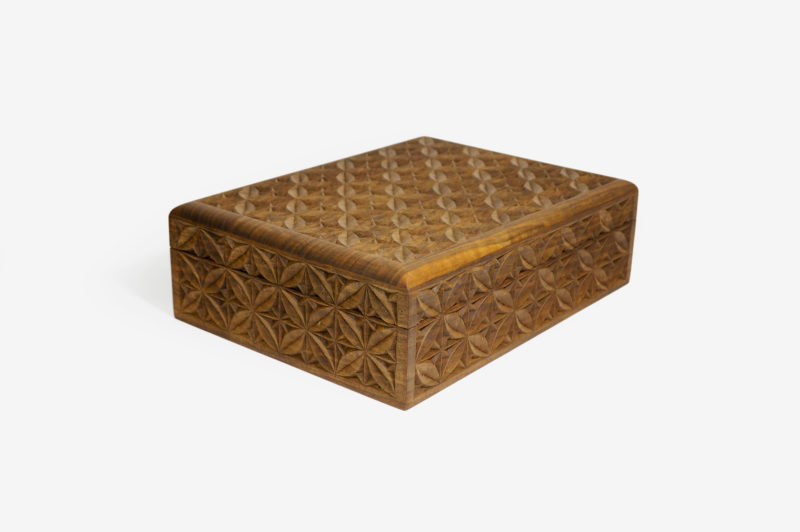 Walnut Wood Eight Sections Tea Box - Image 5