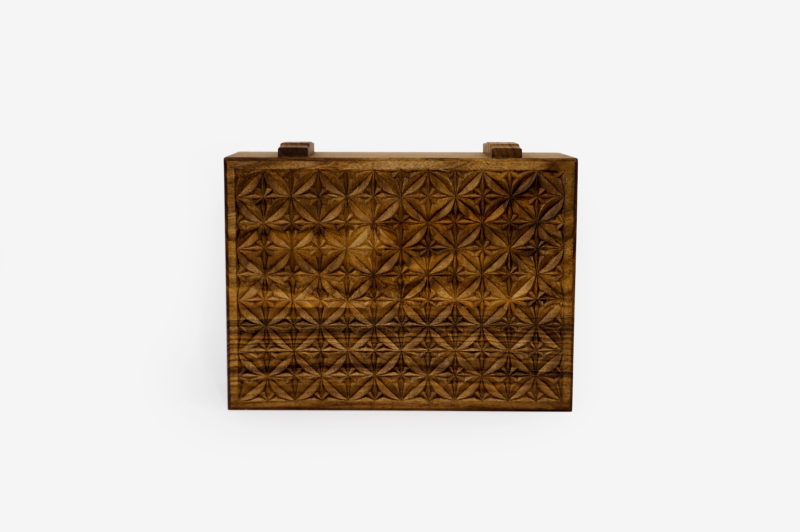 Walnut Wood Eight Sections Tea Box - Image 2