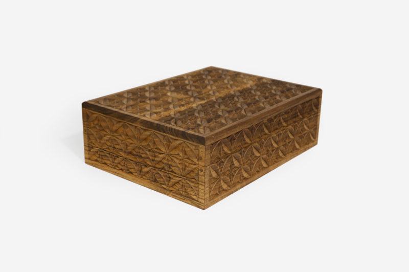 Walnut Wood Eight Sections Tea Box - Image 5