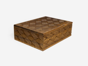Walnut Wood Eight Sections Tea Box
