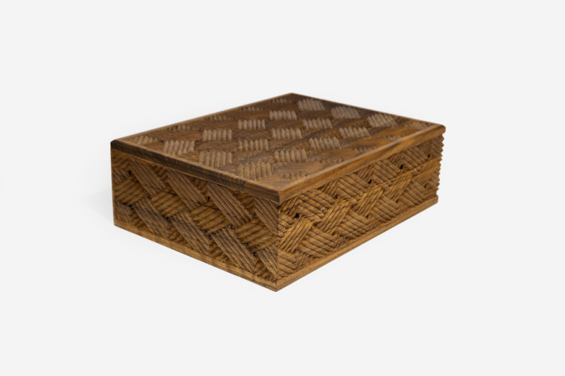 Walnut Wood Eight Sections Tea Box - Image 5