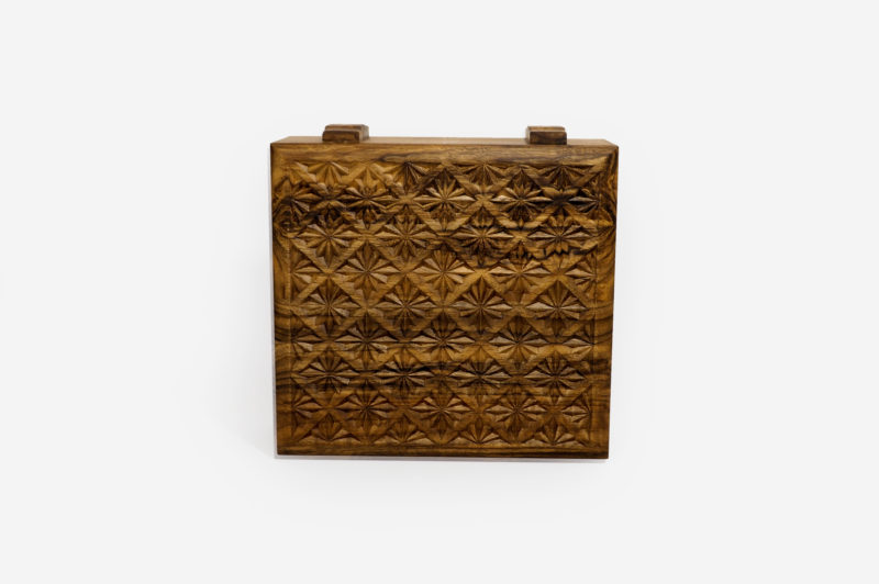 Walnut Wood Six Sections Tea Box - Image 2