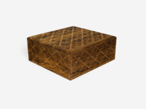 Walnut Wood Six Sections Tea Box