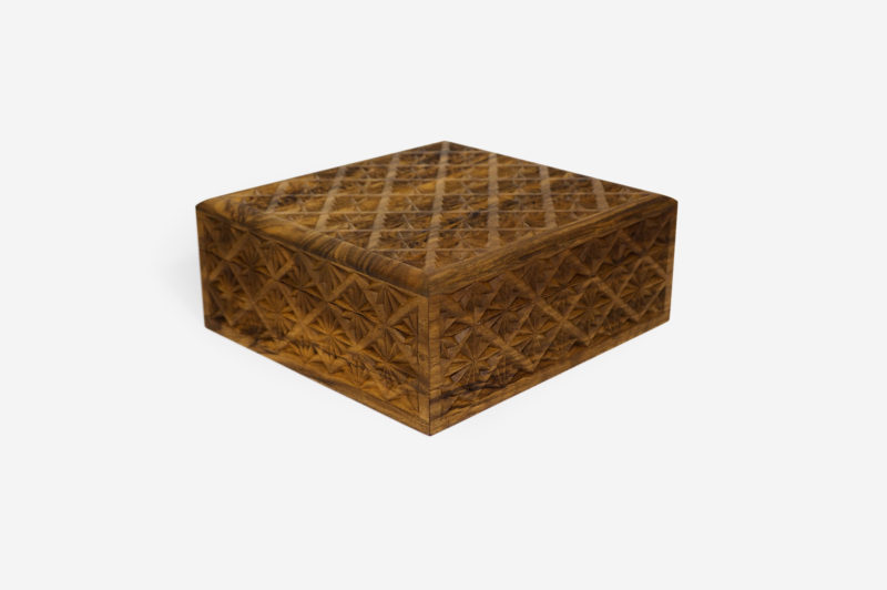 Walnut Wood Six Sections Tea Box - Image 5