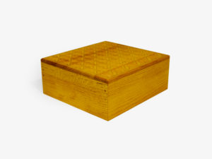 Mulberry Wood Six Sections Tea Box