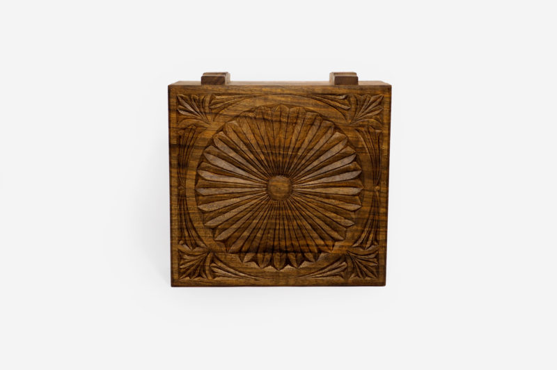 Walnut Wood Six Sections Tea Box - Image 2